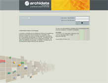 Tablet Screenshot of cegep.archidata.com